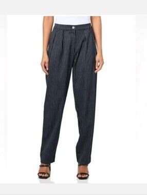 NEW THE DROP WOMEN'S SKY CAPTAIN PLEATED PANT BY  BLAKE SZ XXL